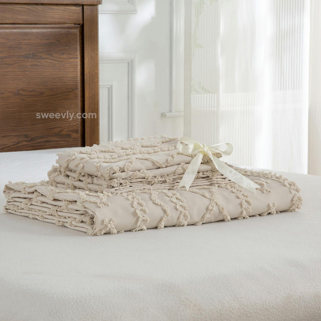 Boho Embroidered Comforter Set