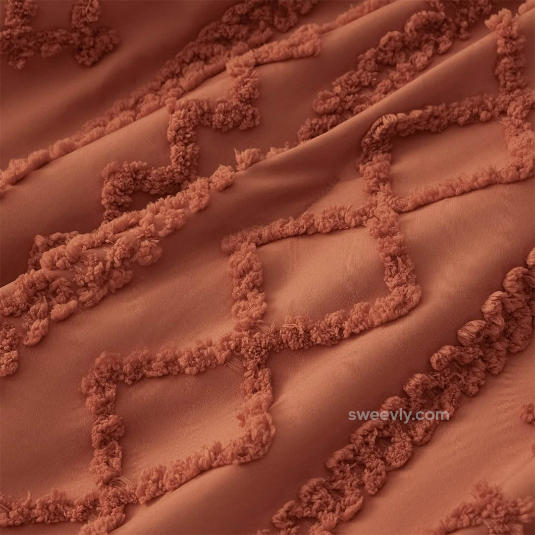 Boho Embroidered Comforter Set