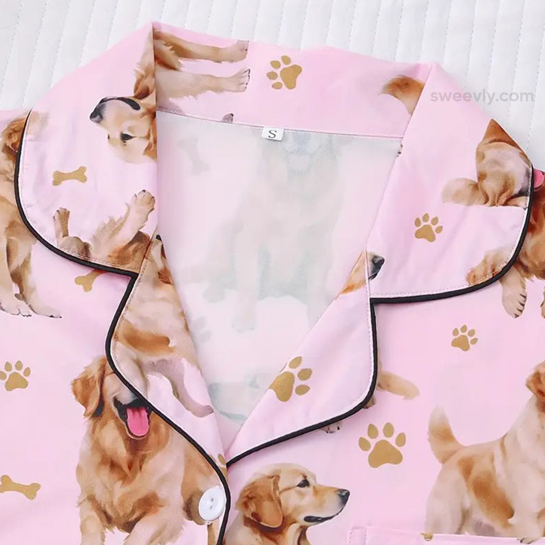 Golden Retriever Pajama Set