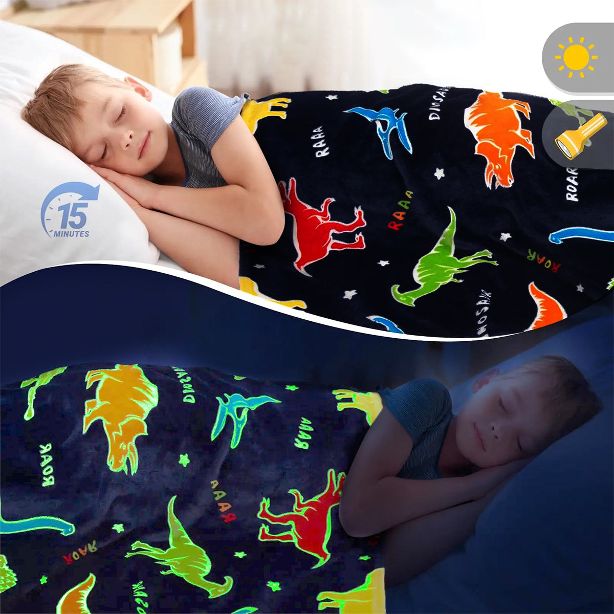 Glow in The Dark Kids Blanket