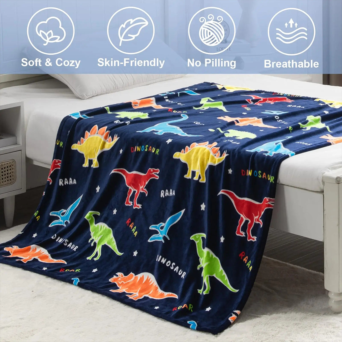 Glow in The Dark Kids Blanket