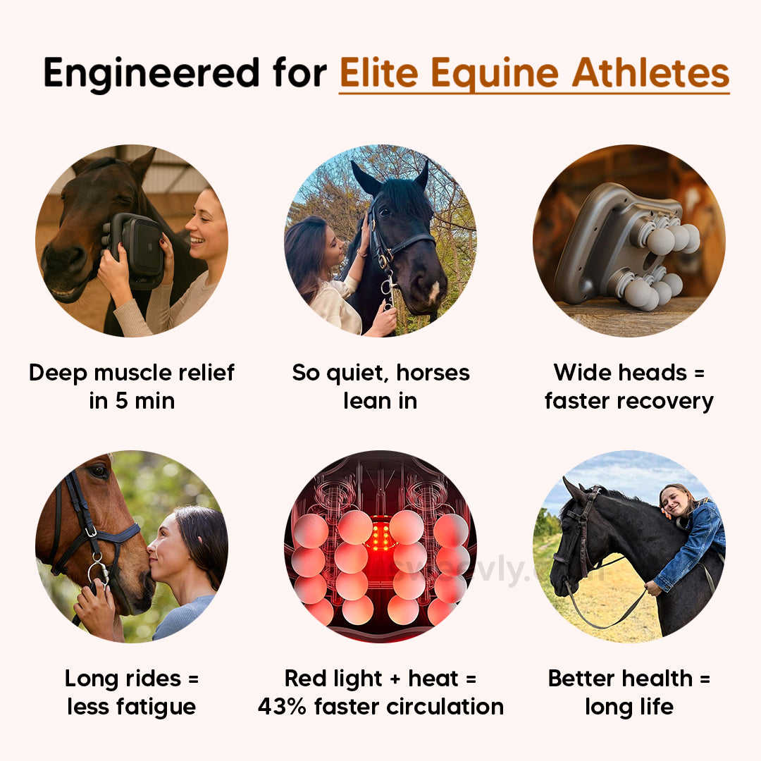 EquiSoothe 16-Head Horse Massager