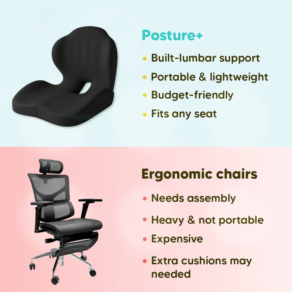 posture+ seat cushion