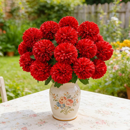 Artificial Chrysanthemum Flowers (10 pcs)