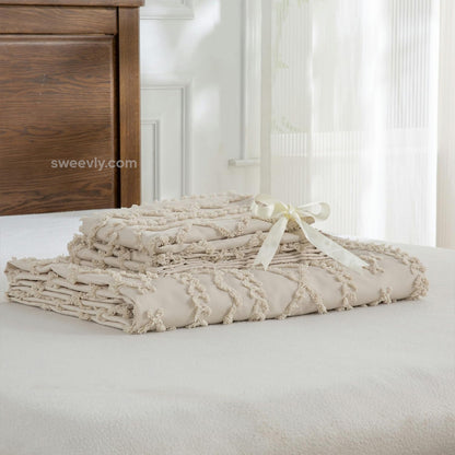 Boho Embroidered Comforter Set