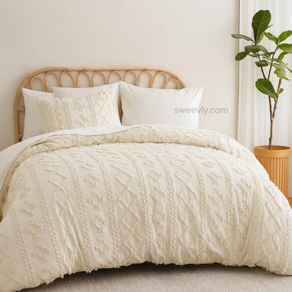 Boho Embroidered Comforter Set