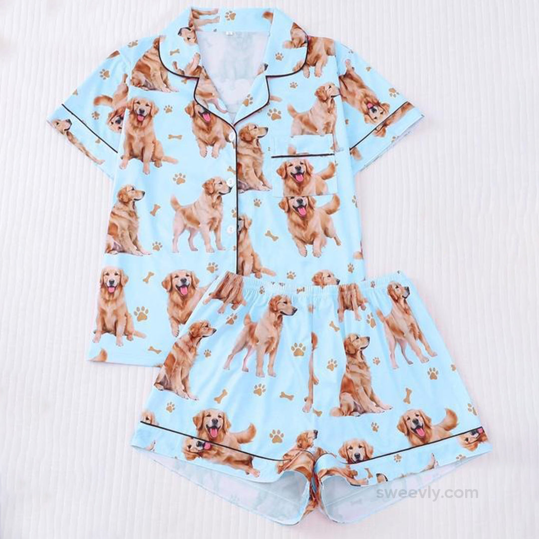 Golden Retriever Pajama Set