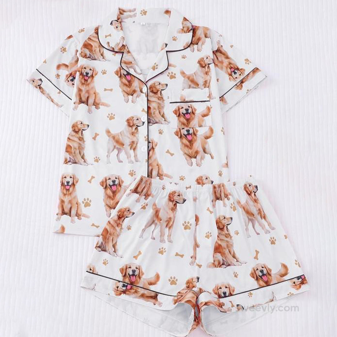 Golden Retriever Pajama Set