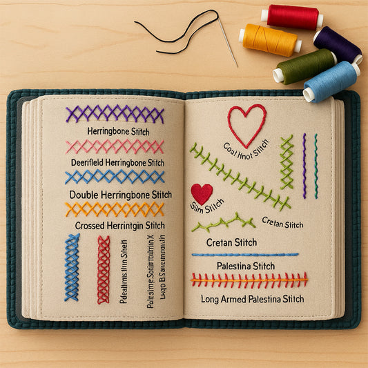 DIY Embroidery Stitch Book