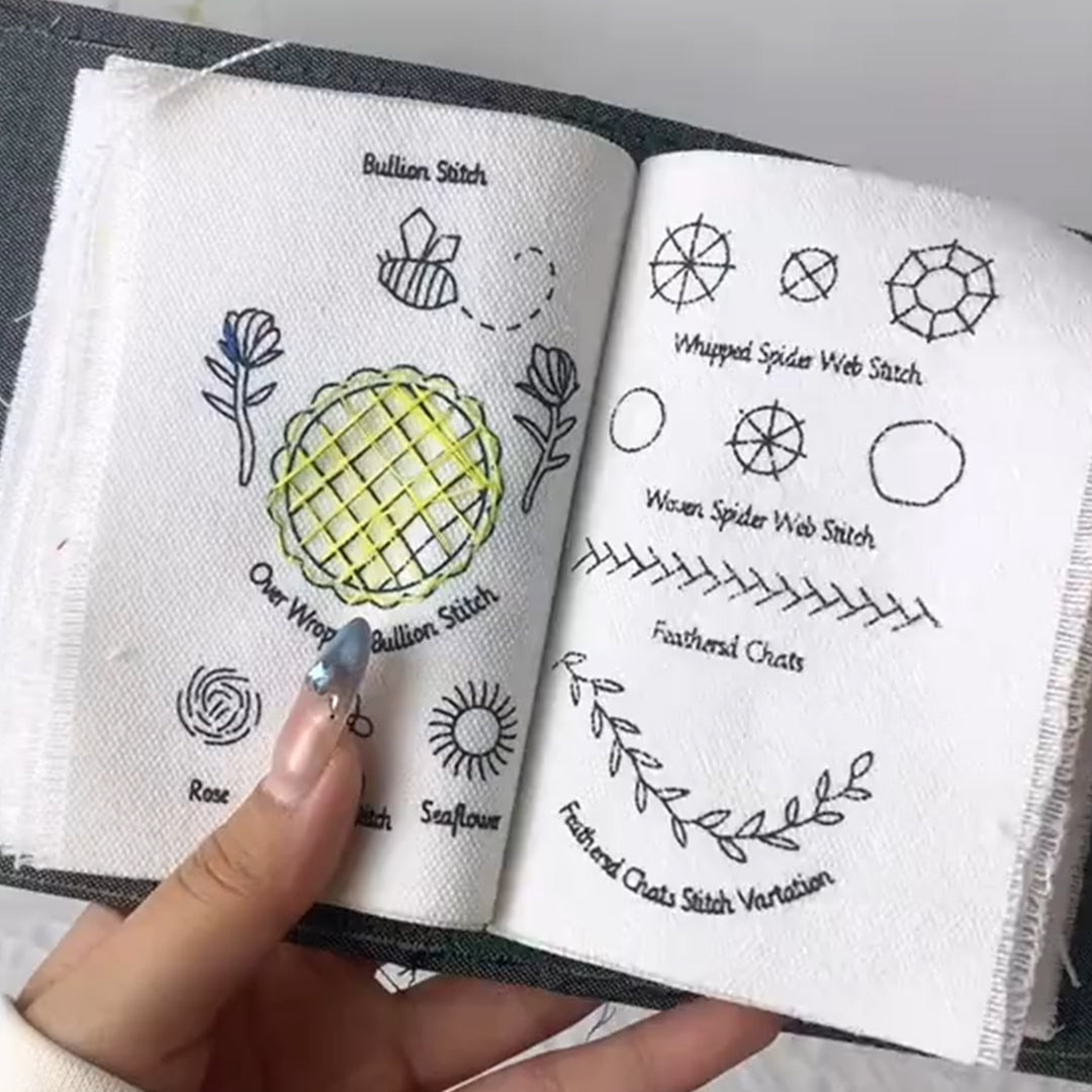 DIY Embroidery Stitch Book