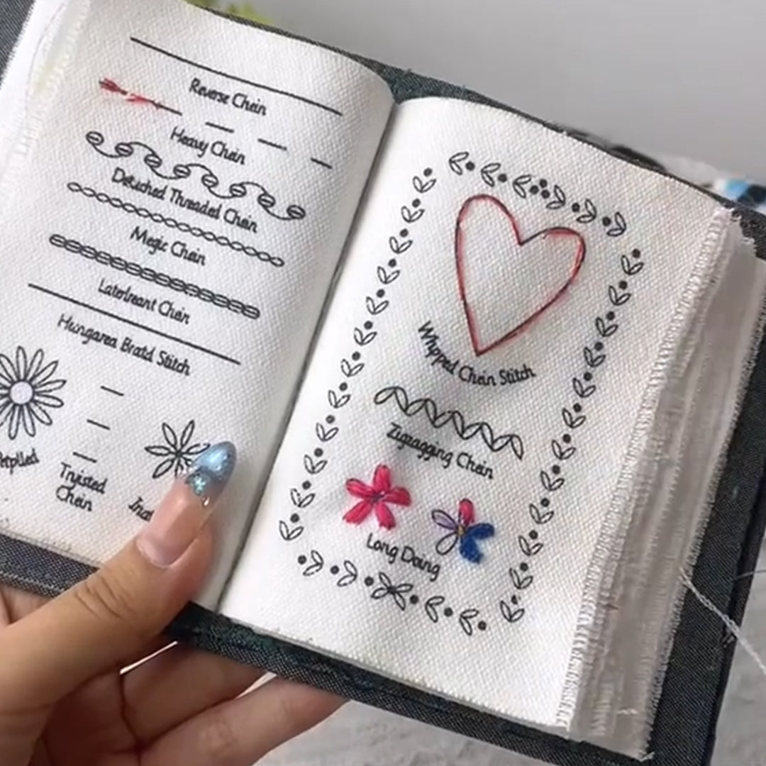 DIY Embroidery Stitch Book