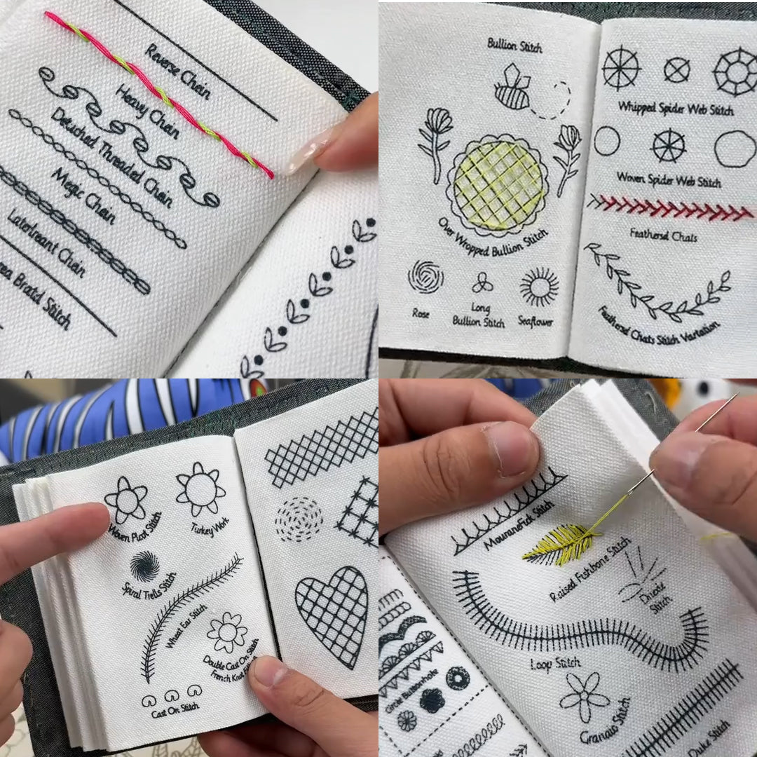 DIY Embroidery Stitch Book