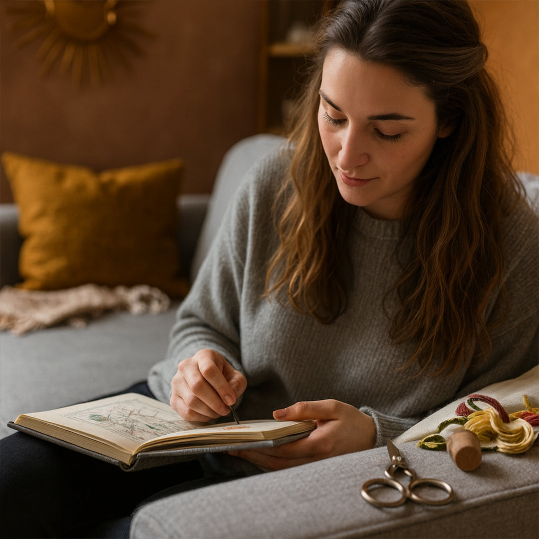 DIY Embroidery Stitch Book