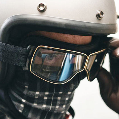 Vintage Fit-Over Motorcycle Goggles