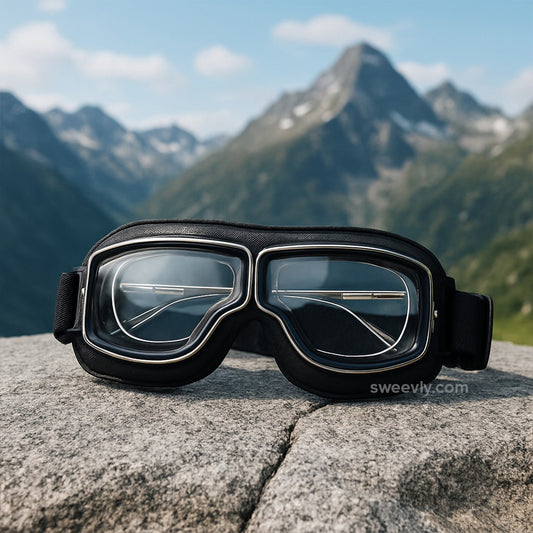 Vintage Fit-Over Motorcycle Goggles