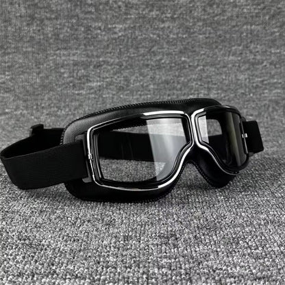 Vintage Fit-Over Motorcycle Goggles