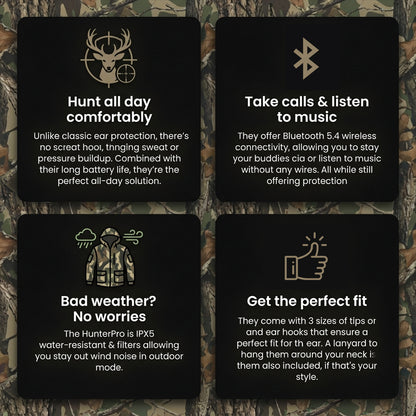 HunterPro Tactical Earbuds