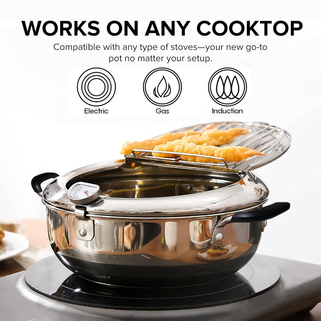 Sweevly™ Japanese Frying Pot