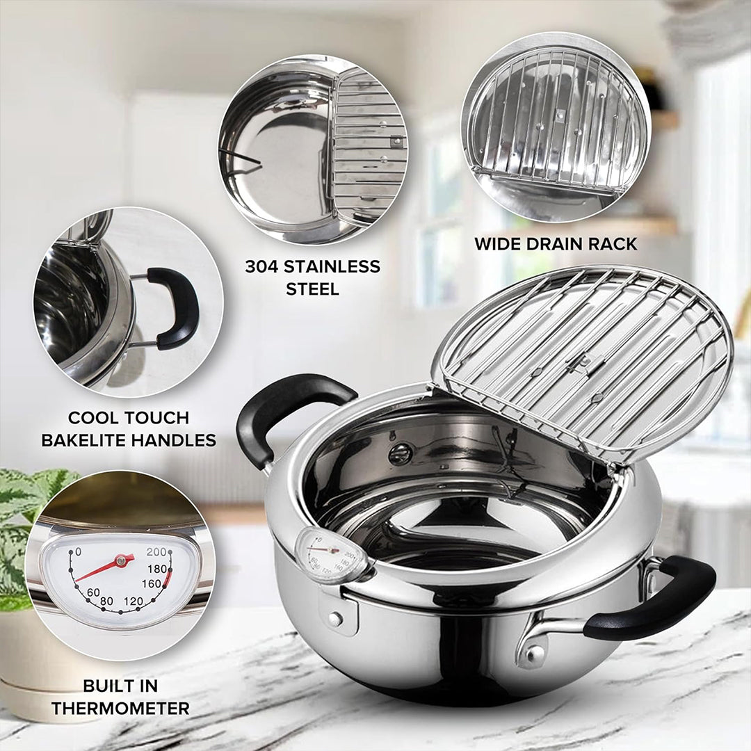 Sweevly™ Japanese Frying Pot