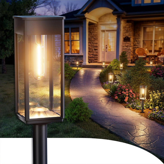 Solar-Powered Outdoor Pathway Lights