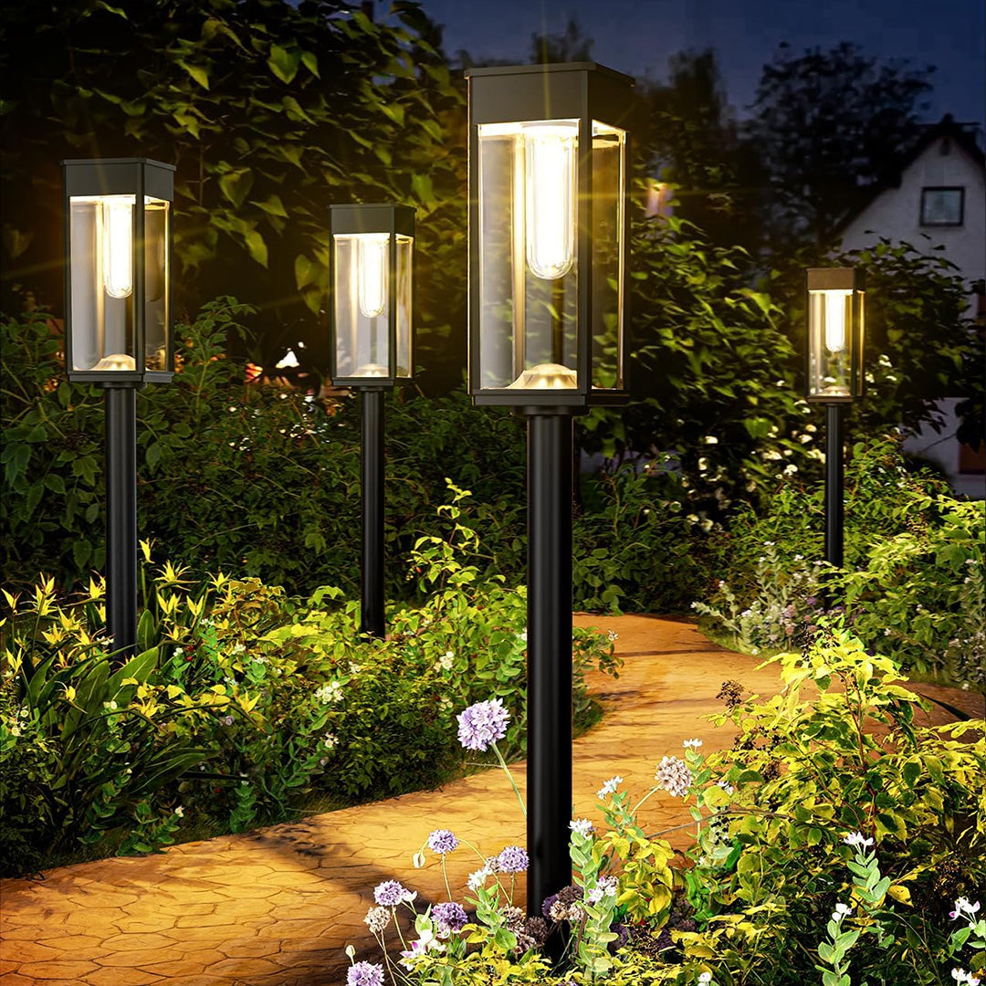 Solar-Powered Outdoor Pathway Lights