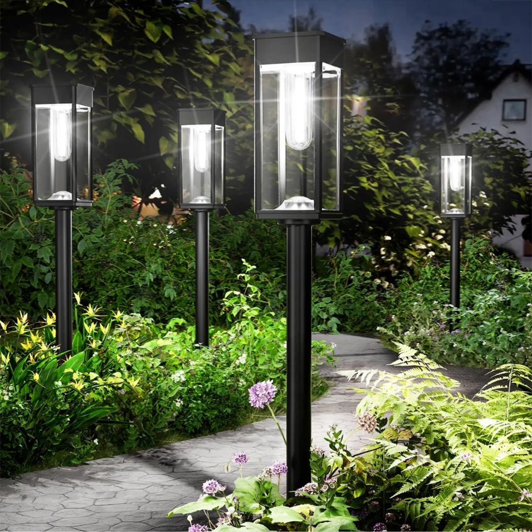 Solar-Powered Outdoor Pathway Lights