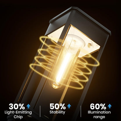 Solar-Powered Outdoor Pathway Lights