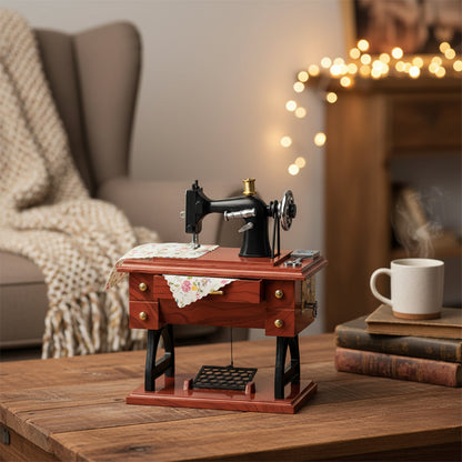 Sewing Machine-Shaped Music Box