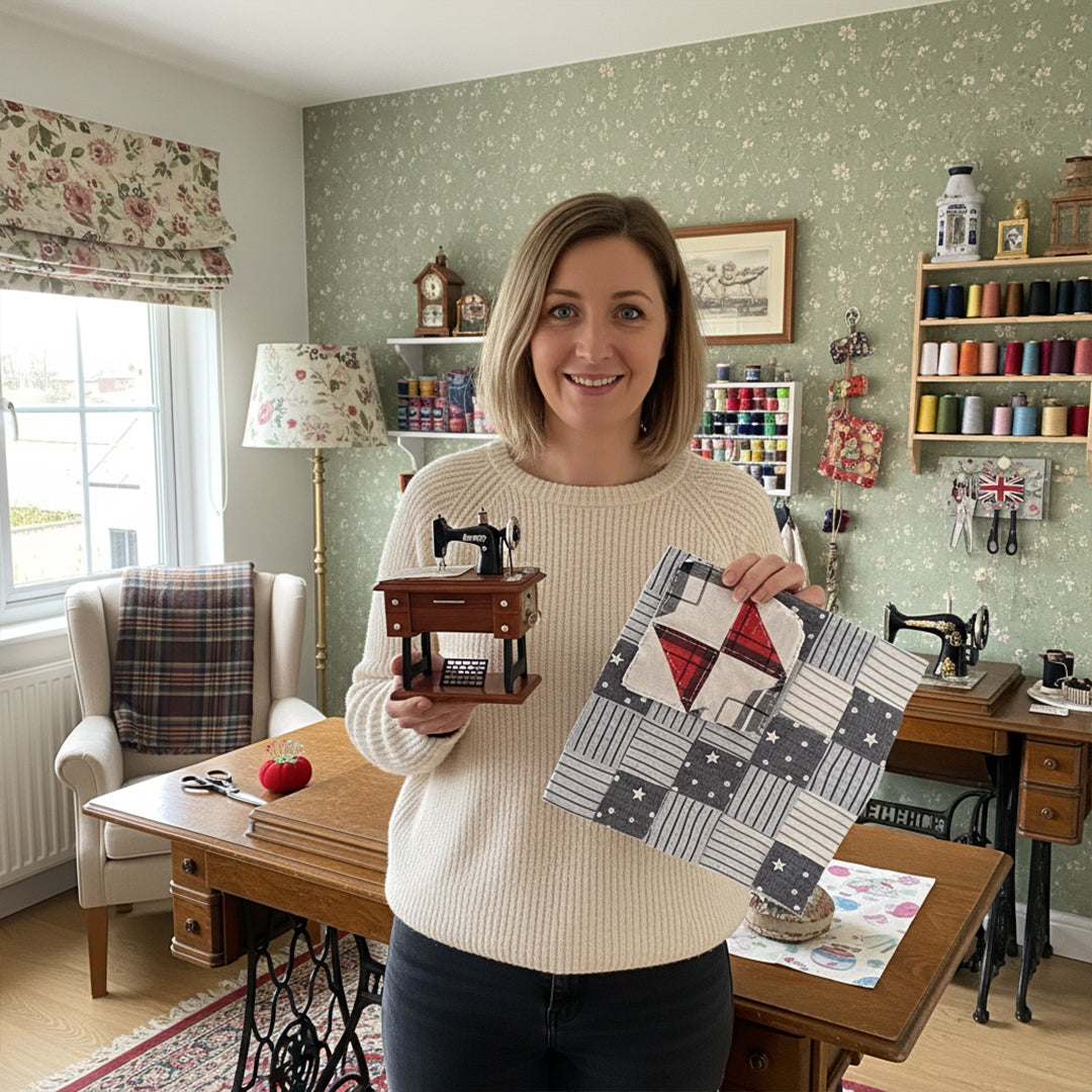 Sewing Machine-Shaped Music Box