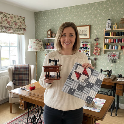 Sewing Machine-Shaped Music Box